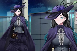 design and rig expressive live2d vtuber model vtuber rigging anime art vtuber