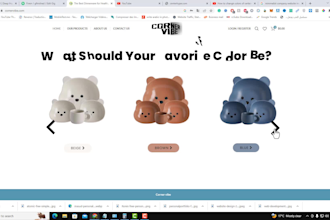 create a simple website for company