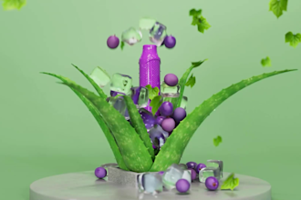 eye catching 3d animation for food, beauty and electronics
