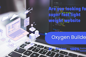 design a professional  responsive wordpress website with oxygen builder