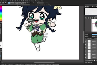 draw chibi art and animal