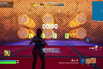 create a red vs blue fortnite map for you using uefn