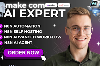 set up make com automation, make com, make com expert, make expert, made com