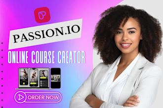 setup and publish passion io app for online course app