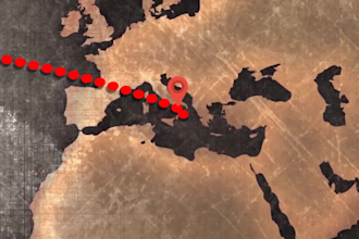 create historical map animation, geopolitical map animation for video
