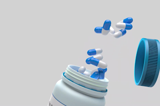 a hyper realistic 3d pill bottle animation 3d supplement 3d pharmaceutical video