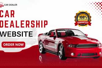 design a professional car dealership website automotive car dealership website