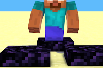 create minecraft 3d animation