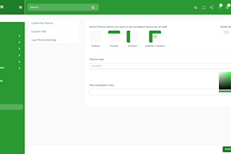 delivered a new perfex CRM theme module customized