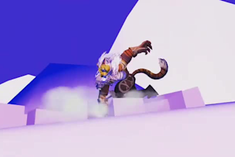 make animation game  in blender