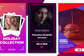 create instagram stories of your profile and sales products