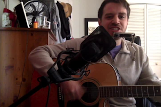 record a song with vocals and acoustic guitar