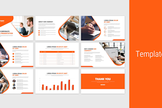 design a modern and customized presentation slide deck