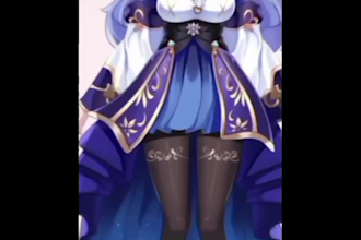 high quality anime live2d model for vtuber character design