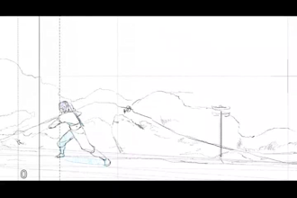 draw line art pencil sketch 2d line art line art animation 2d traditional