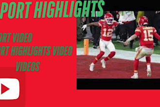 create sports highlights and youtube videos in HD