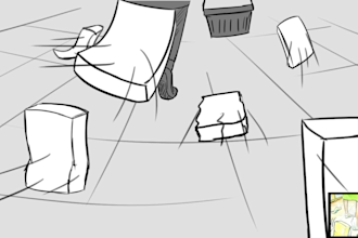 Big Deals!  storyboard your script, movie, cartoon, animation, game idea