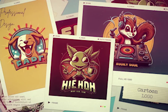 create a stunning logo and its animation