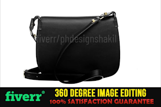 product editing, 360 degree rotating video
