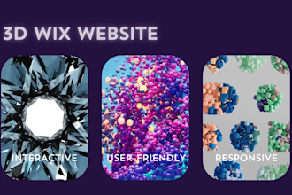 design interactive 3d animated website 3dwix website 3d spline animation webflow
