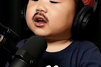 create baby talking podcast, ai podcast viral videos, tiktok reels, cute ai baby