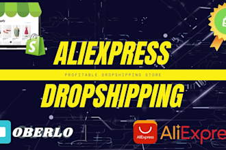 create shopify aliexpress dropshipping store