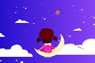 2d nursery rhymes 2d educational song letter learning 2d character modelling