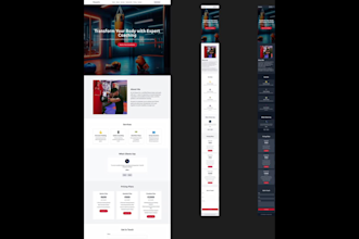 design a lightning fast, modern static website for your business