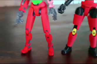 custom 3d printable models for articulated figures