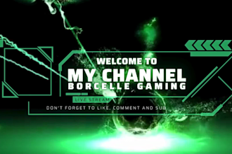 design blog banner, youtube banner, channel art