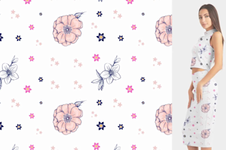 do repeat design repeat pattern cloth, fabric, dress