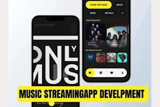 develop music streaming app music streaming website livestreaming app ott app