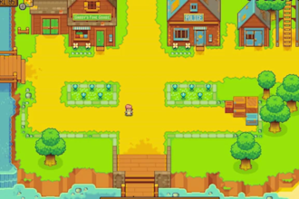do pixel art background, pixel animation, pixel rpg game environment tileset map