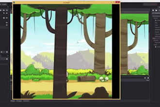 make pixel art background parallax scene tileset animation roblox map game art