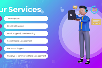 provide live chat support