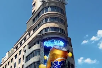 do 3d video for 3d led billboard, anamorphic display, promotional videos