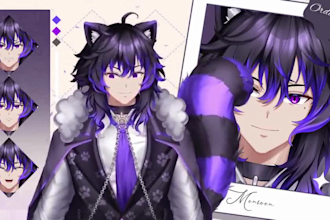 create 3d model rigging, vrchat avatar, furry avatar, 3d furry