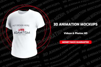 create 3d animation mockup apparel mockups