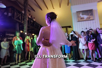 edit cinematic wedding video and event video with professional editing