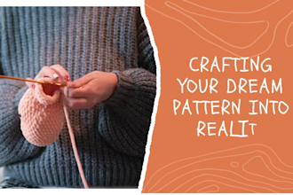 craft crochet pattern for your written pattern craft your dream into reality