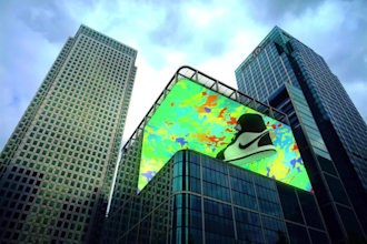 do 3d anamorphic animation, cgi ads, 3d billboard animation, billboard animation