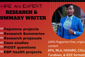 do case study, healthcare, nursing, picot, and research and summary writing