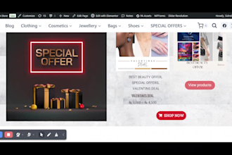develop a responsive wordpress website with SEO optimization