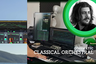compose cinematic classical music for films and ads