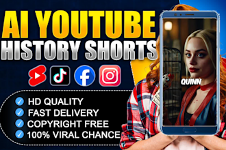 create ai youtube history shorts, ai reels , ai history shorts