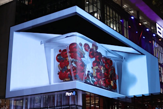 create 3d signage 3d billboard billboard animation 3d anamorphic animation
