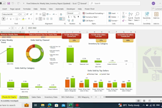 create automated excel graphs, charts and quality dashboards
