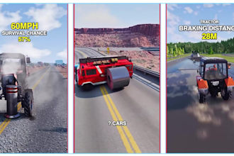 make beamng drive videos for youtube shorts and tiktok