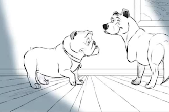 do 2d traditional line art animation frame by frame hand drawn flip book video