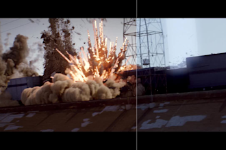 do vfx explosion, visual effect, cleanup effect, background remover, film score